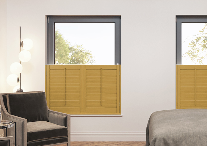 Kensington, Maple - Cafe Style Plantation Shutter - Image 6